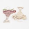 Jeweled Fruit Cocktail Drop Earrings