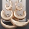 Minimal Open Hoop Earring Set – Open Silhouette