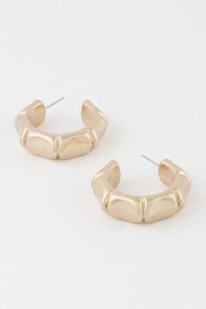 Skeleton Hoop Earrings – Openwork Mini Hoops