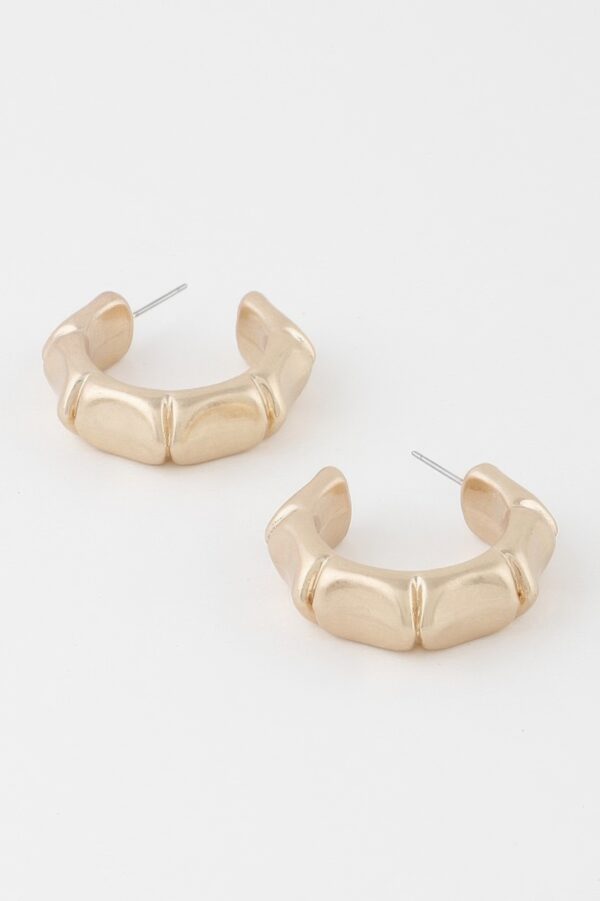 Skeleton Hoop Earrings – Openwork Mini Hoops