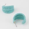 Triple Weaved Hoop Earrings – Textured Mini Hoops