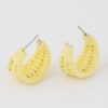 Triple Weaved Hoop Earrings – Textured Mini Hoops