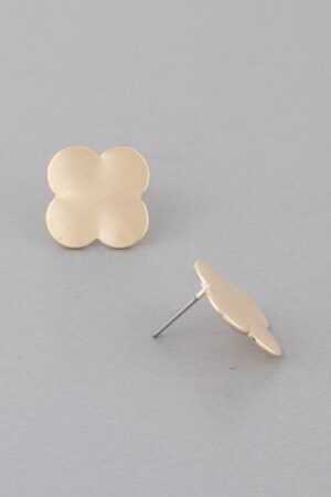 Clover Stud Earrings – Polished Mini Clover