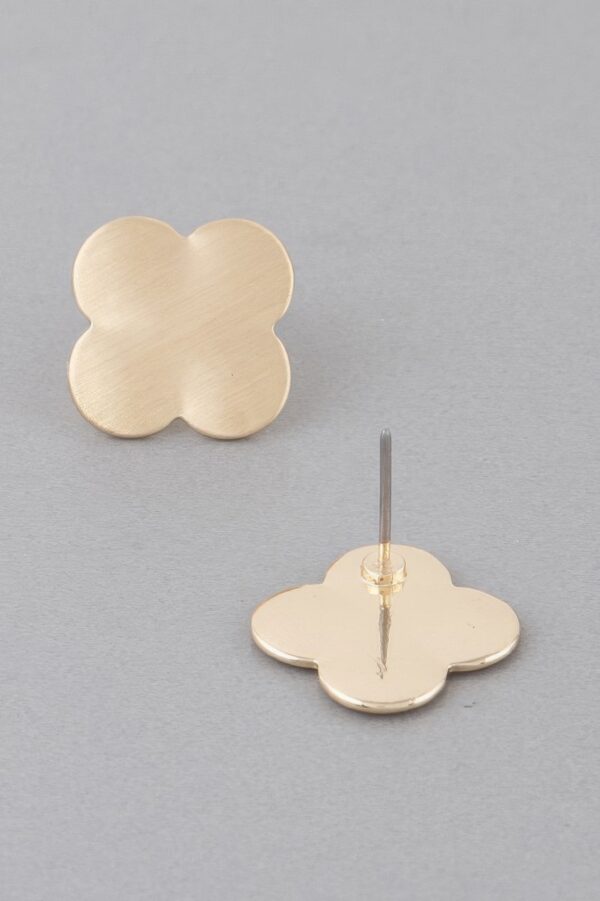 Clover Stud Earrings – Polished Mini Clover