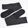 Stone-Embellished Knee-High Acrylic Socks