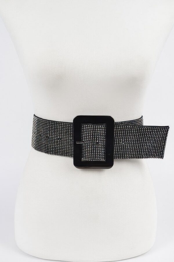Wide Rhinestone Belt – 2.5 inch Glam Waist