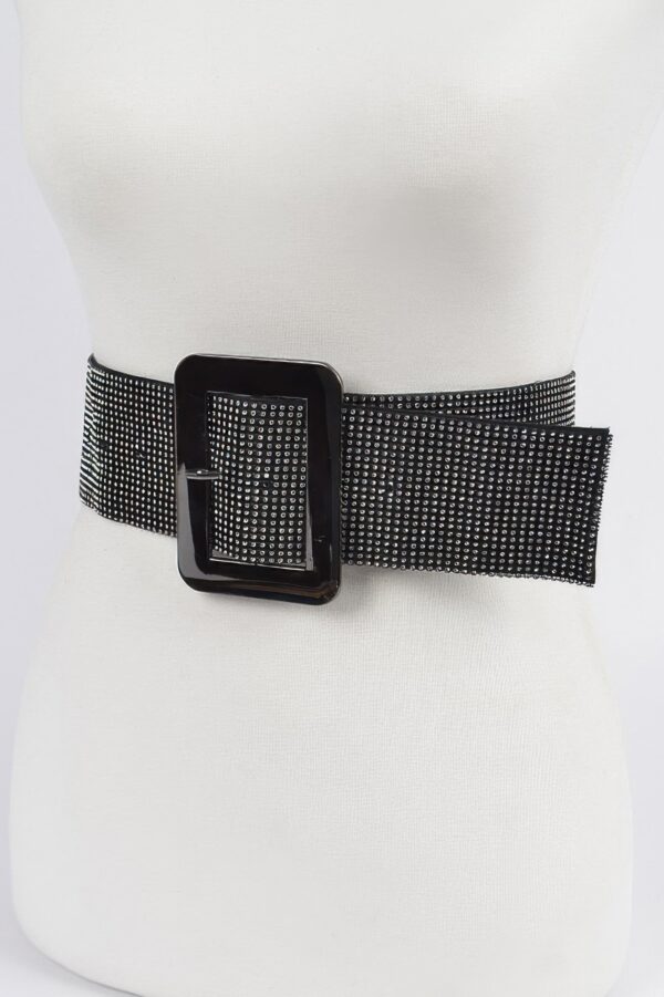 Wide Rhinestone Belt – 2.5 inch Glam Waist
