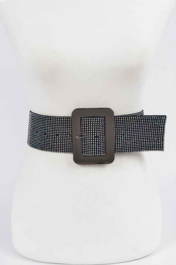 Wide Rhinestone Belt – 2.5 inch Glam Waist