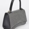 Rhinestone Top Handle Bag – Structured Evening Clutch