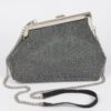 Rhinestone Frame Party Clutch – Structured Sparkle