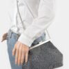 Rhinestone Frame Party Clutch – Structured Sparkle
