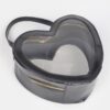 Heart-Shaped Clear Crossbody Bag – PVC & PU