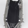 Rhinestone Fringe Hard Clutch – Mixed Metal Accents