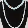 Two-Toned Beaded Long Necklace – Layered Silhouette