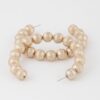 Beaded Ornament Hoop Earrings – Textured Statement Hoops