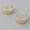 Diamond-Cut Hoop Earrings – Mini Reflective Hoops