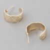 Diamond-Cut Hoop Earrings – Mini Reflective Hoops