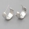 Diamond-Cut Hoop Earrings – Mini Reflective Hoops