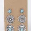 Multi Antique Stone Earring Set – Vintage-Inspired