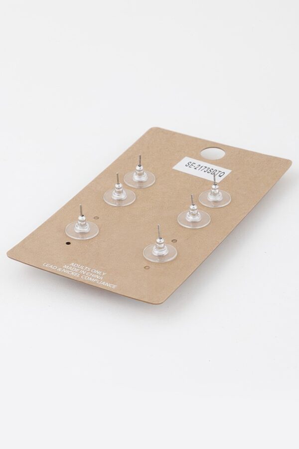 Multi Antique Stone Earring Set – Vintage-Inspired