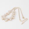 Layered Double Crystal Flower Necklace