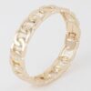 Curb Chain Open Cuff Bracelet – Dimensional Silhouette