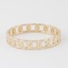 Curb Chain Open Cuff Bracelet – Dimensional Silhouette
