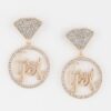 I Said Yes Rhinestone Drop Earrings – Bridal Sparkle