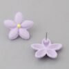 Bright Floral Stud Earrings – Bold 1 x 1 inch
