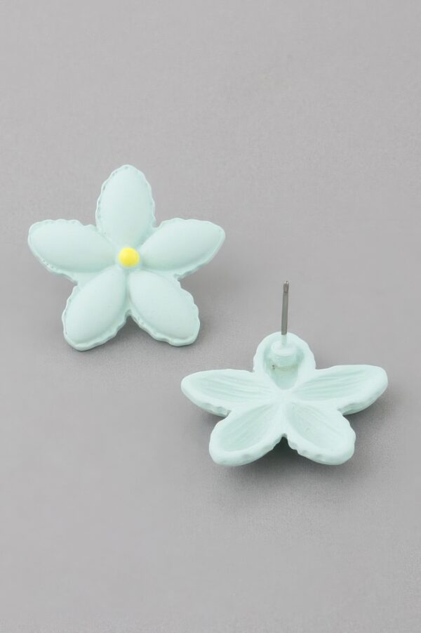 Bright Floral Stud Earrings – Bold 1 x 1 inch