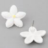 Bright Floral Stud Earrings – Bold 1 x 1 inch