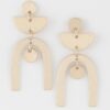 Multi-Shape Arch Earrings – Layered Geometric Silhouette