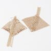 Abstract Bead Drop Diamond Earrings – Elongated Drop