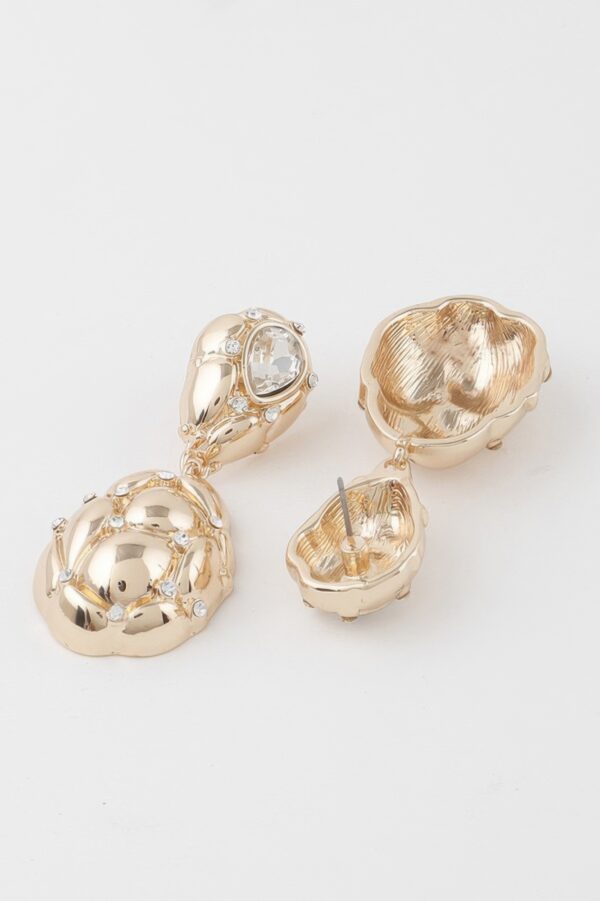Abstract Pearl Shell Drop Earrings