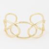 Minimal Wire Open Cuff Bracelet – Sleek Finish