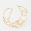 Minimal Wire Open Cuff Bracelet – Sleek Finish