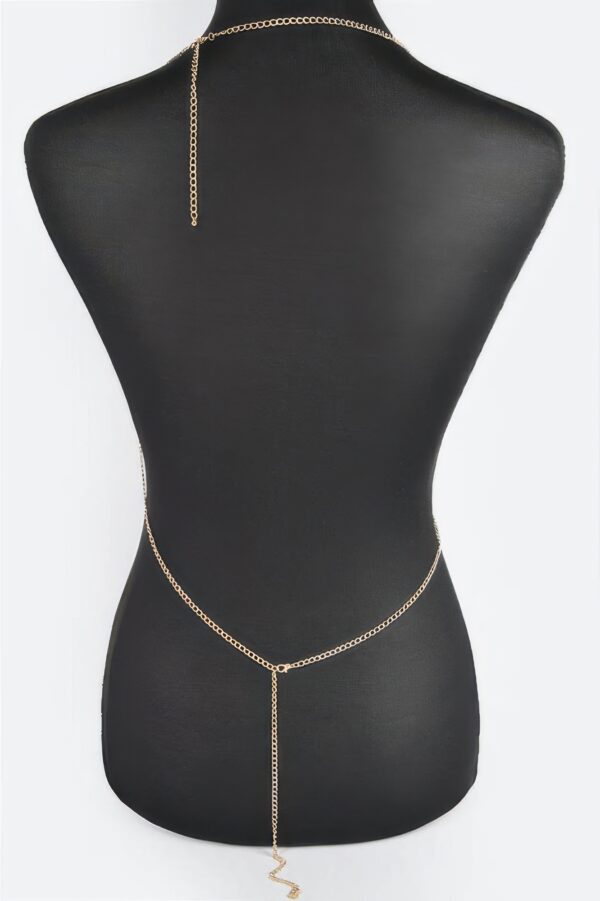 Rhinestone Bra Chain – Layered Sparkle Overlay