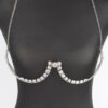 Rhinestone Bra Chain – Layered Sparkle Overlay