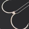 Rhinestone Bra Chain – Draped Mixed Metal Accent