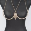 Rhinestone Bra Chain – Contoured Sparkle Accent