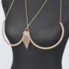 Rhinestone Bra Chain – Contoured Sparkle Accent