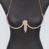 Layered Rhinestone Bra Chain – Cascading Sparkle