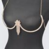 Layered Rhinestone Bra Chain – Cascading Sparkle