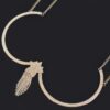 Layered Rhinestone Bra Chain – Cascading Sparkle