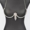 Layered Rhinestone Bra Chain – Cascading Sparkle