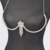 Layered Rhinestone Bra Chain – Cascading Sparkle