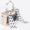 Mirror Vegan Leather Camera Clutch with Clear Panels