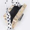 Mirror Vegan Leather Camera Clutch with Clear Panels