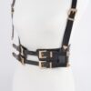 Plus-Size Faux Leather Strappy Harness