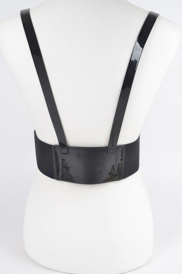 Plus-Size Faux Leather Strappy Harness